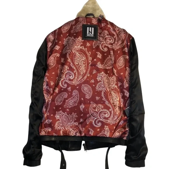 Master Supply Co Genuine Leather Unisex Jacket Sz S - Picture 6 of 16